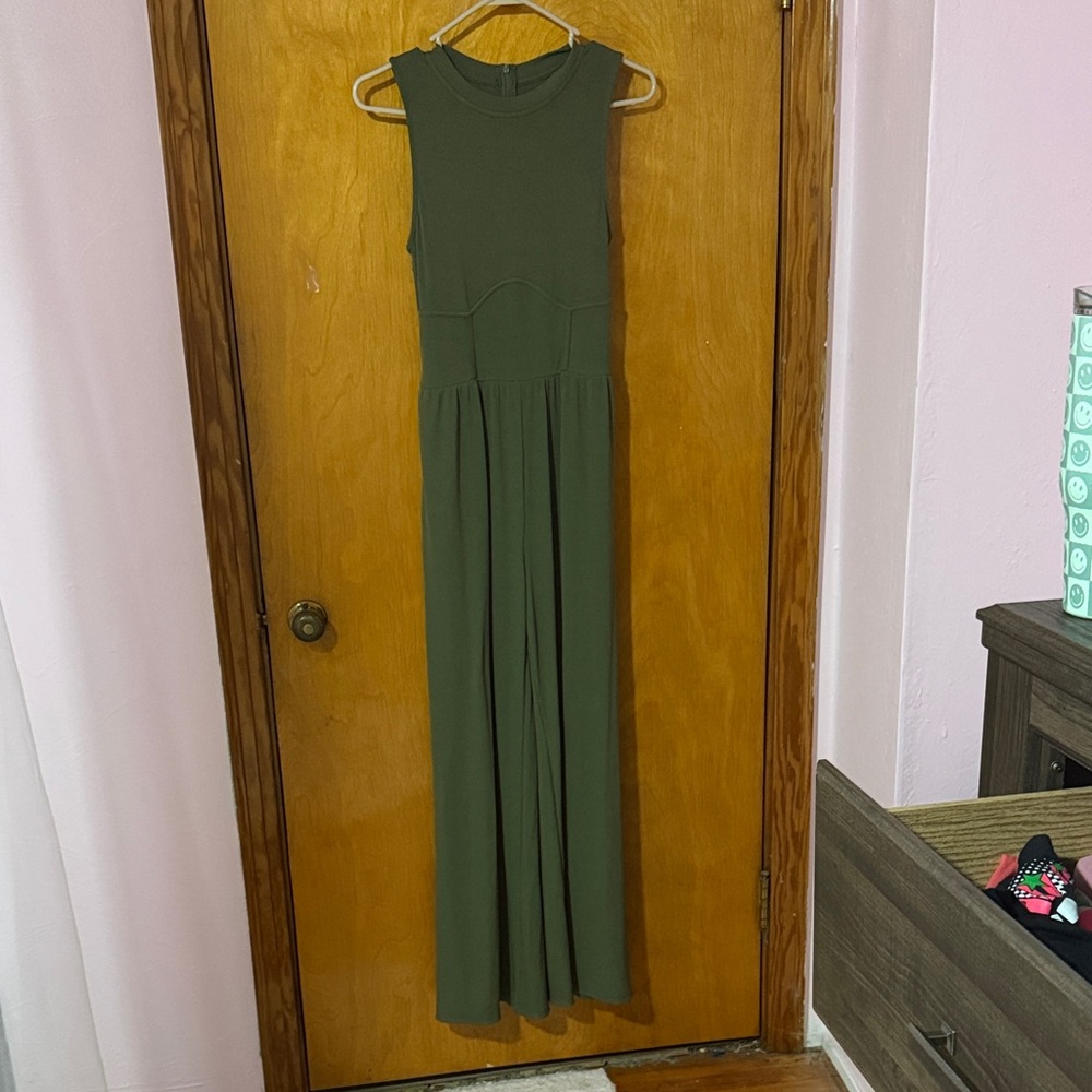 Cider Olive Green Knit Top